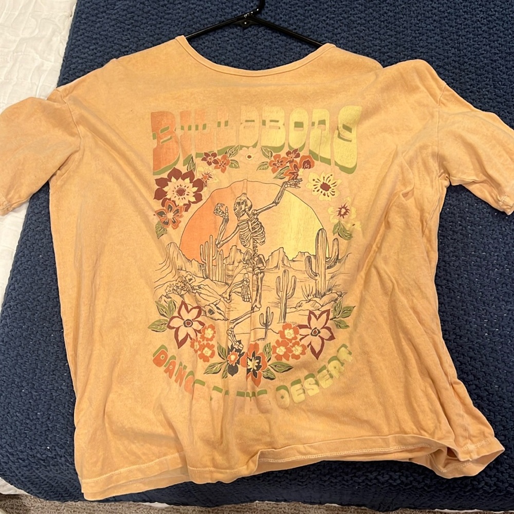 Billabong Orange short Sleeve Graphic Tee
